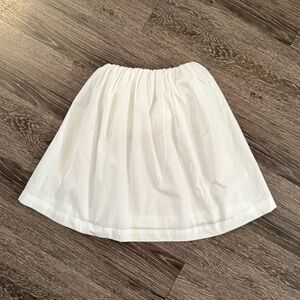 De Rococo Strapless Poplin Top